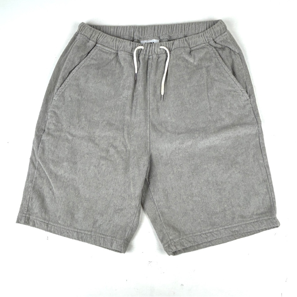 Thing Fabrics Towelling Cloth Shorts Mens Size 1 Drawstring Beige Made Japan